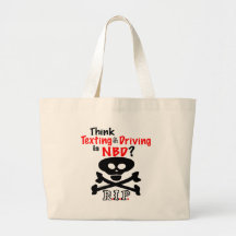 Anti-Texting While Driving Tote Bag