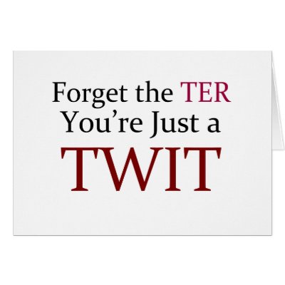 Anti-Twitter T-Shirts! by 50thbirthdaygifts