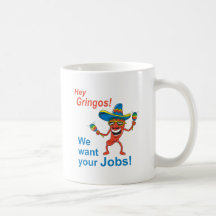 Anti Undocumented Alien Jobs Mug
