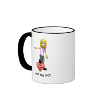 Anti-Valentine Just Say No Mugs