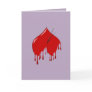 Anti-Valentine Shot in the Heart card