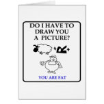 Anti-Valentine's Day card: Pictionary Fat Man