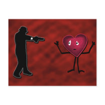 Anti Valentine's Day Card Post Card
