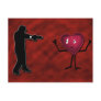 Anti Valentine's Day Card Post Card