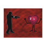 Anti Valentine's Day Card postcards