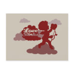 Anti-Valentines Day Cupid Love Stinks Card Post Card