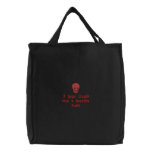 Anti Valentine's Day embroidered bags