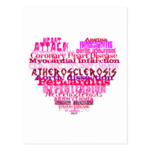 Anti Valentine's Day Heart Postcards