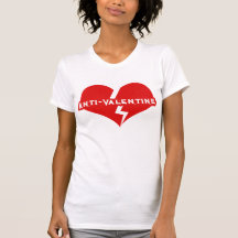 Anti-Valentines Day Heartbreaker Tee Shirts