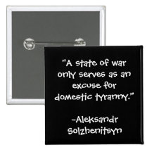 ANTI WAR QUOTE BUTTON