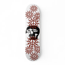 Anti-war Skull Custom Skate Board