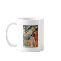 Antibes Côte d'Azur France Vintage Art Mugs
