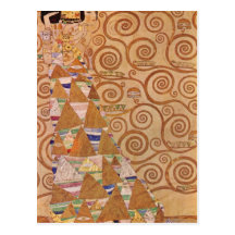 Anticipation by Gustav Klimt Postcard