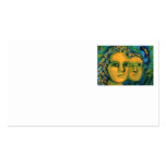 Anticipation - Gold and Emerald Goddess Business Cards