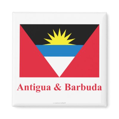 Antigua and Barbuda Flag with Name by Vexillophile