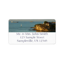 Antiguan Coast Address Label
