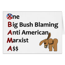 AntiObama Greeting Card