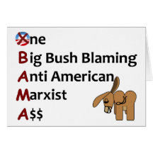 AntiObama Greeting Card