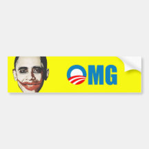 AntiObama OMG Autocollant Pour Voiture
