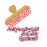 Antiphospholipid Antibody Syndrome Round Sticker