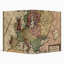 Antiquarian 1721 Map of Europe by Herman Moll Binder