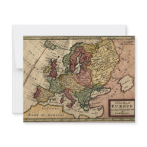 Antiquarian 1721 Map of Europe by Herman Moll