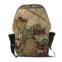 Antiquarian 1721 Map of Europe by Herman Moll Messenger Bag