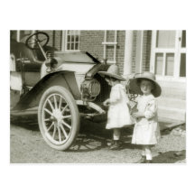 Antique 1911 Roadster Postcard