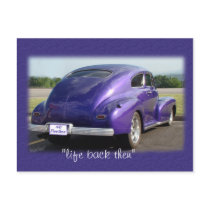 antique 47 Fleetwood car postcard- any occasion