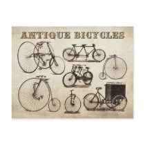 Antique Bicycles (Velocipedes) Post Cards