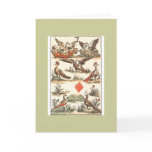 Antique  Birds Greeting Card