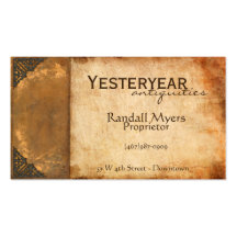 Antique Book Business Card