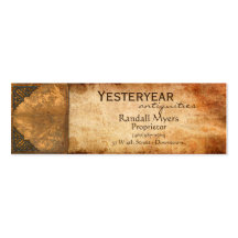 Antique Book Business Cards