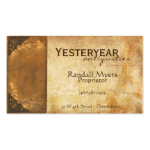 Antique Book II Business Card Template