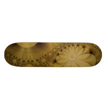 "Antique Bouquet" Fractal Art Skateboard