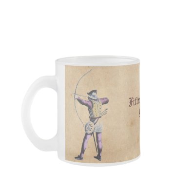 Antique British Costume 15th Century Bowman Coffee Mug by Britishness