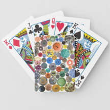 Antique Button Playing Cards