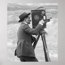 Antique Camera Man, 1918 Posters