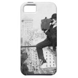 antique camera on a city highrise vintage photo iPhone 5 cases