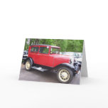 ANTIQUE CAR BIRTHDAY CARD