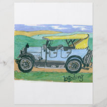 Antique car custom flyer