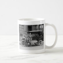 Antique Car Girls, 1920s Mug
