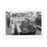 Antique Car, Great Depression Family, 1930s Postcards