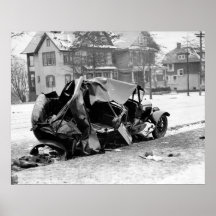 Antique Car Wreck, 1923 Posters