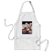 Antique Cat & Mice Arthur Rackham Print Aprons