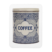 Antique Coffee Can  Photograph Premium Magnet