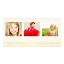 ANTIQUE DAMASK HOLIDAY | HOLIDAY PHOTO CARD