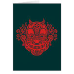 Antique Devil Clown Greeting Cards