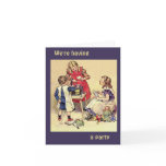 Antique Doll Party Invitation Notecard