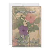 Antique Dusty Rose 90 Birthday